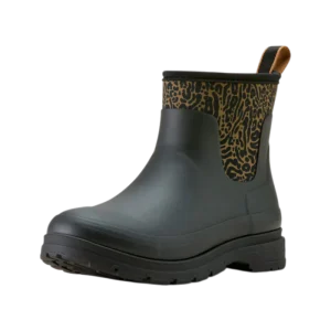 Ariat - Boots de pluie femme Kelmarsh noir/ ocelot print
