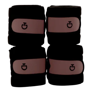 Cavalleria Toscana - Bandes de polo 4 Tech noir/ lilas (x4)