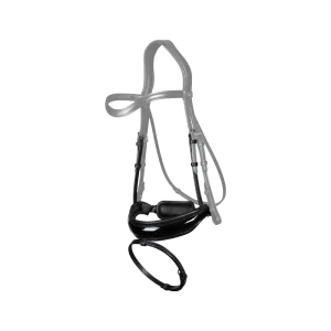 Dyon - Muserolle large vernie New English Collection noir