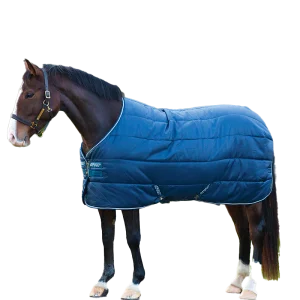 Horseware - Couverture de box Amigo Insulator marine/ blanc 100g