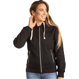 Pénélope - Sweat manches longues femme Tressy noir