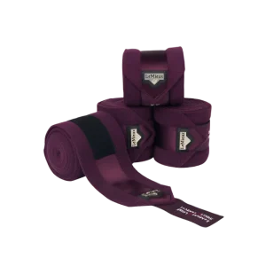 LeMieux - Bandes de polo Loire Satin figue (x4)